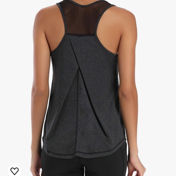 NWT Charcoal Color Workout/Yoga Top - Picture 8 of 8
